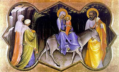 Flight to Egypt by Lorenzo Monaco